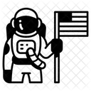 USA Raumfahrer Astronaut Symbol