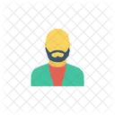 Geschaftsmann Avatar Prasentation Symbol