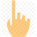 Ein Finger Handzeichen High Five Icon