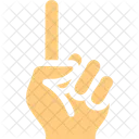 Ein Finger Handzeichen High Five Icon