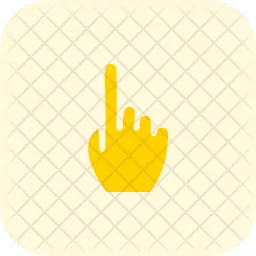 Ein Finger  Symbol