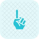 Ein Finger Handzeichen High Five Icon