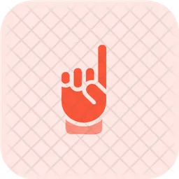 Ein Finger  Symbol