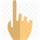 Ein Finger Handzeichen High Five Icon