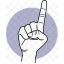 Ein Finger Finger Finger Icon