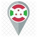 Burundi Flagge Symbol