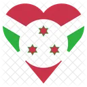 Burundi Flagge Symbol