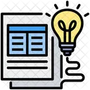 Einblicke Klug Idee Symbol