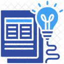 Einblicke Klug Idee Symbol