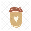 Eine Tasse Milchtee Milchtee Getrank Symbol