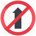 Zufahrtsstrasse Verboten Zufahrtsstrasse Verboten Navigation Symbol