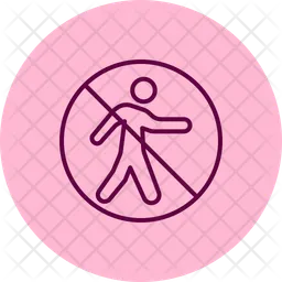 Kein Zutrittsschild  Symbol