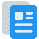 Einfugen Kopieren Dokument Symbol