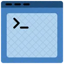 Eingabeaufforderung Web Terminal Symbol