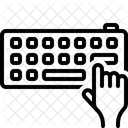 Eingabetaste Tastatur Symbol