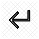 Eingabetaste Tastatur Symbol