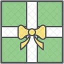 Verpackt Geschenk Box Symbol