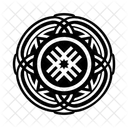 Einheitskreis Motiv Stammes Symbol