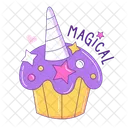 Einhorn-Cupcake  Symbol