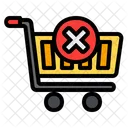 Einkauf abbrechen  Symbol