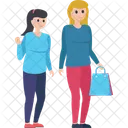 Einkaufen Shoppen Shopping Madchen Symbol