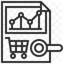 Einkaufen Analyse E Commerce Icon