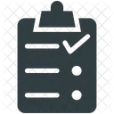 Einkaufen Liste Checkliste Icon