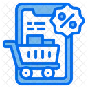 Einkaufs App Mobile App Online Shopping Symbol