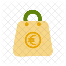 Einkaufen euro  Symbol