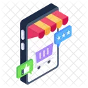 M Commerce Mobiler Shop Shopping Feeds Icon