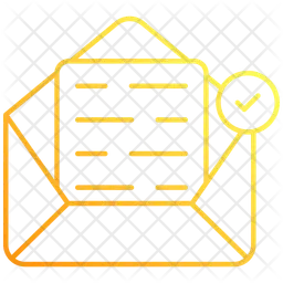E-Mail zur Einkaufsbestätigung  Symbol