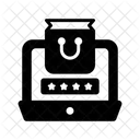 Einkaufsbewertungen Einkaufsfeedback Einkaufsfeeds Symbol