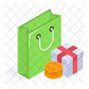 Einkaufen Geschenk E Commerce Icon