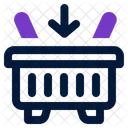 Einkaufskorb Einkaufswagen Kasse Symbol