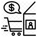 Einkaufslieferung  Symbol