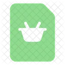 Einkaufen Liste Dokument Icon