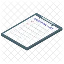 To Do Liste Einkaufsliste Dinge Zum Kaufen Symbol
