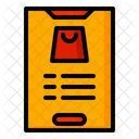 Einkaufsliste Smartphone Handy Symbol