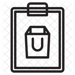 Einkaufsliste  Symbol