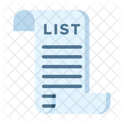 Einkaufsliste  Symbol