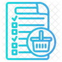 Einkaufsliste Checkliste Liste Symbol