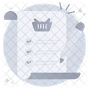 Einkaufsliste  Symbol