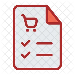 Einkaufsliste  Symbol