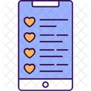 Einkaufsliste Mobile Wunschliste To Do Liste Symbol