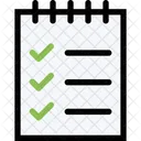 Einkaufen Liste Geschaft Symbol