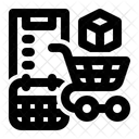 Einkaufsplan Monatseinkauf Einkaufsplan Symbol