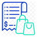 Einkaufsrechnung  Symbol