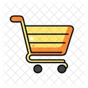 Einkaufswagen Einkaufswagen E Commerce Symbol