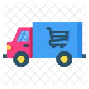 Lieferwagen Einkaufswagen LKW Icon