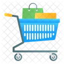 Einkaufswagen Handwagen Schubkarren Symbol
